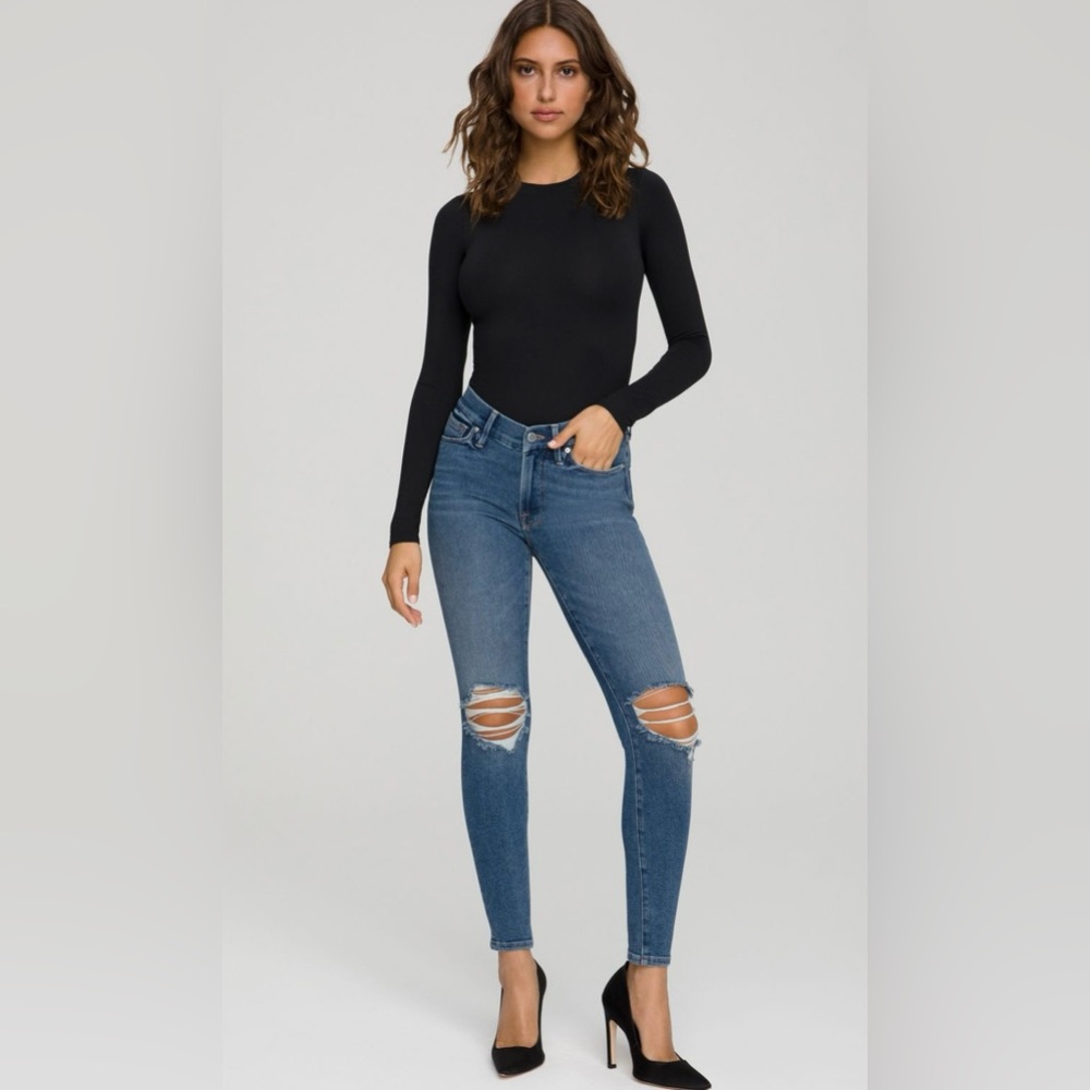 Good American - Good Legs Low Jeans